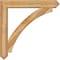 Ekena Millwork Thorton Arts and Crafts Rough Sawn Bracket w/ Offset Brace, Western Red Cedar, 8"W x 48"D x 48"H BKT0806X48X48THR03RWR - alternate 2